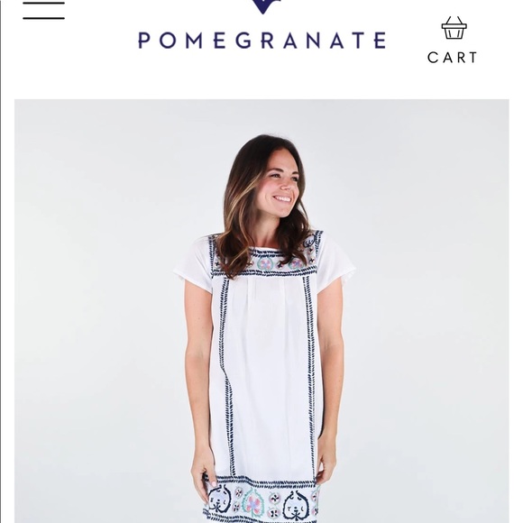 Pomegranate inc hand embroider Mexican wedding - Picture 2 of 9